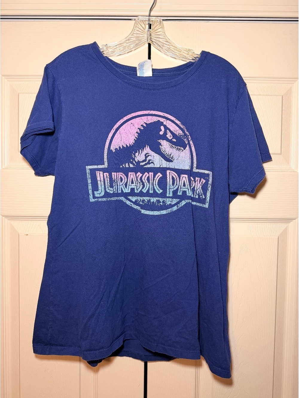 Port & Company Jurassic Park Graphic T-Shirt XL Navy Blue
